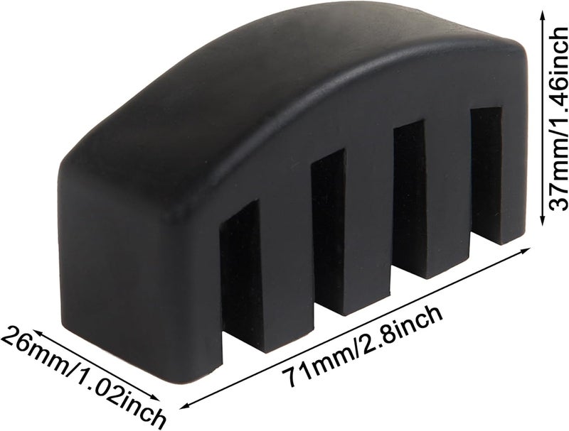 Mihey Cello Mute, Rubber Cello Practice Mute, Black - Image 3